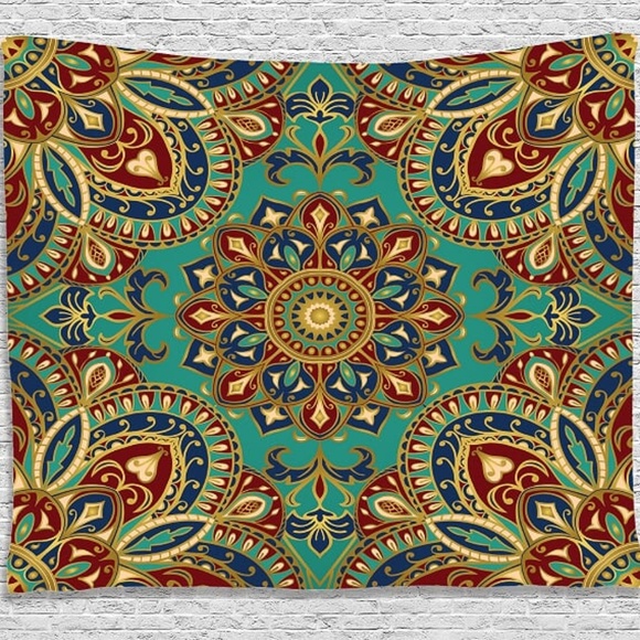 Tapestry Arabesque Mandala Backdrop - Picture 1 of 4